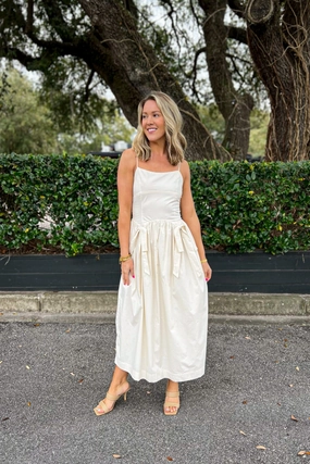 City Layers MADDIE DROP WAIST MIDI DRESS