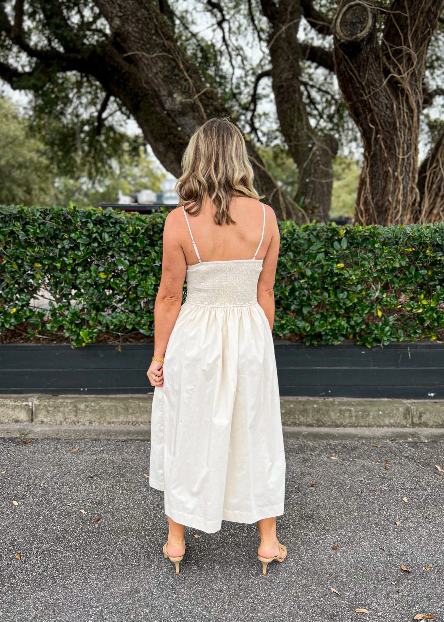 MADDIE DROP WAIST MIDI DRESS Office Layer