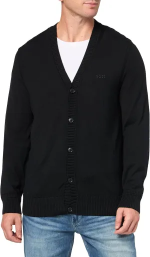BOSS Men's Wool Blend Button Down Cardigan