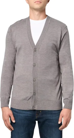 BOSS Men's Wool Blend Button Down Cardigan