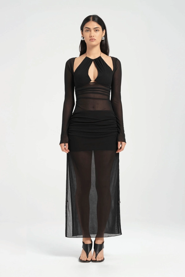 Ari Cutaway Dress Black Relax Appeal Relax Piece
