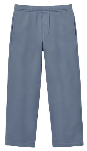 Boys Soft Cotton Fleece Straight Leg Pocket Pant | Concrete