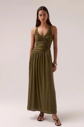 Rua Dress Olive Chic and Elegant