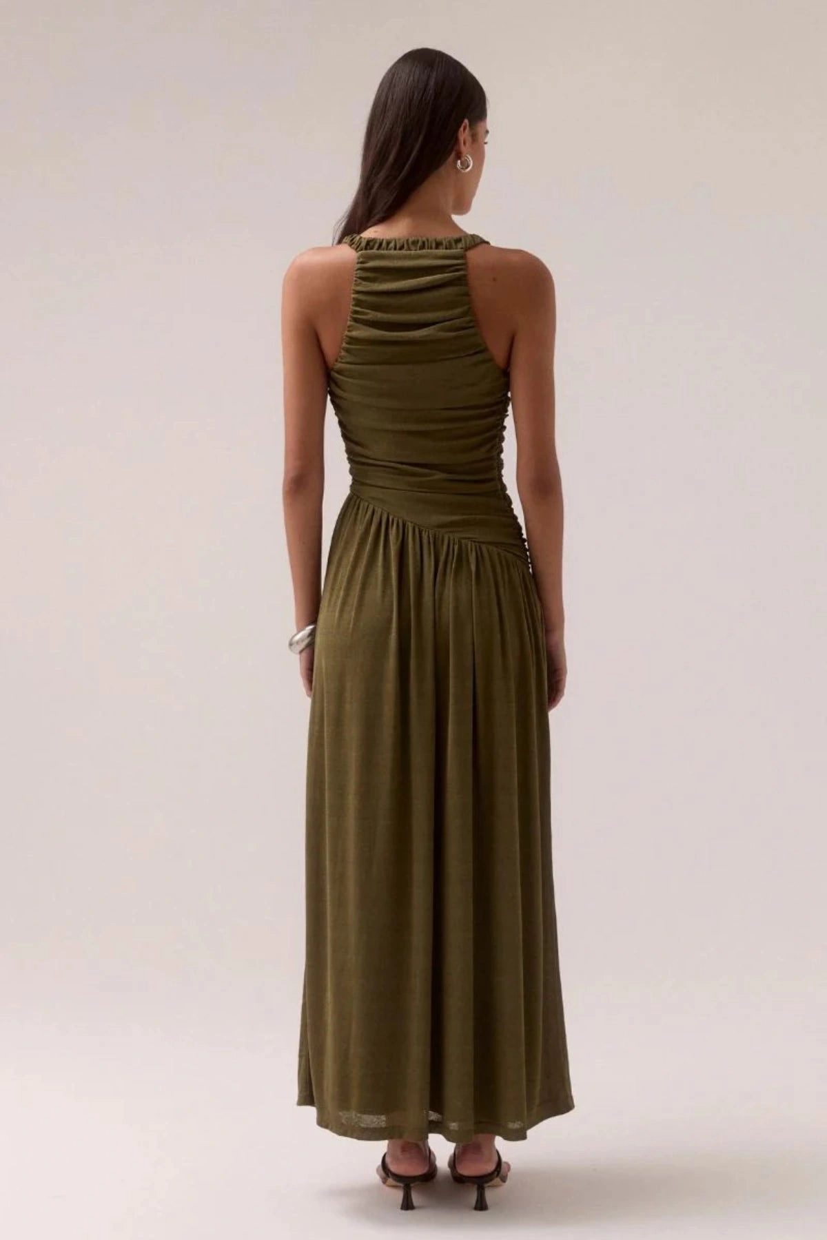 Rua Dress Olive Work Friendly