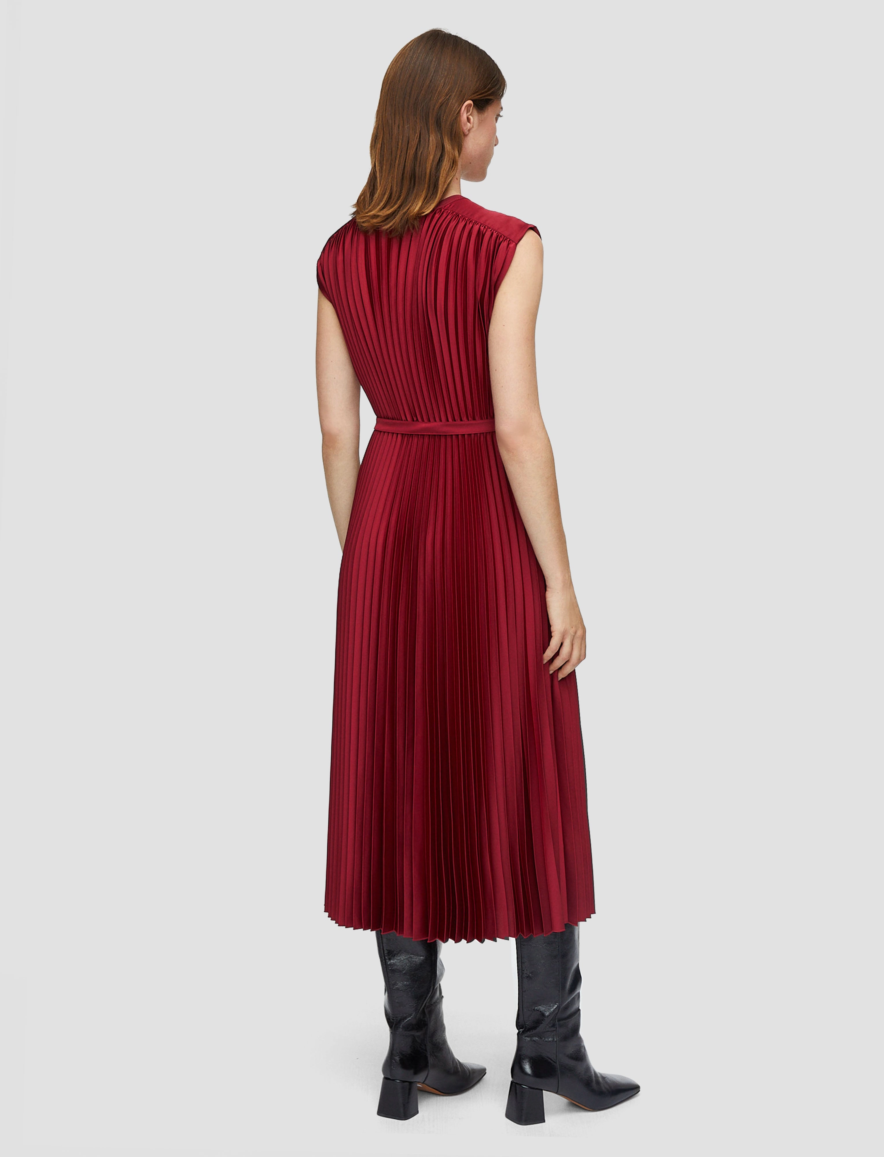Volta Knit Weave Pliss?? Dress Bold Cut
