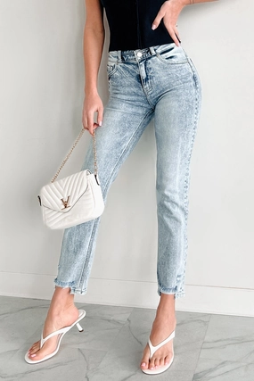 Gabe Kancan High Rise Slim Straight Jeans (Light) Core Utility