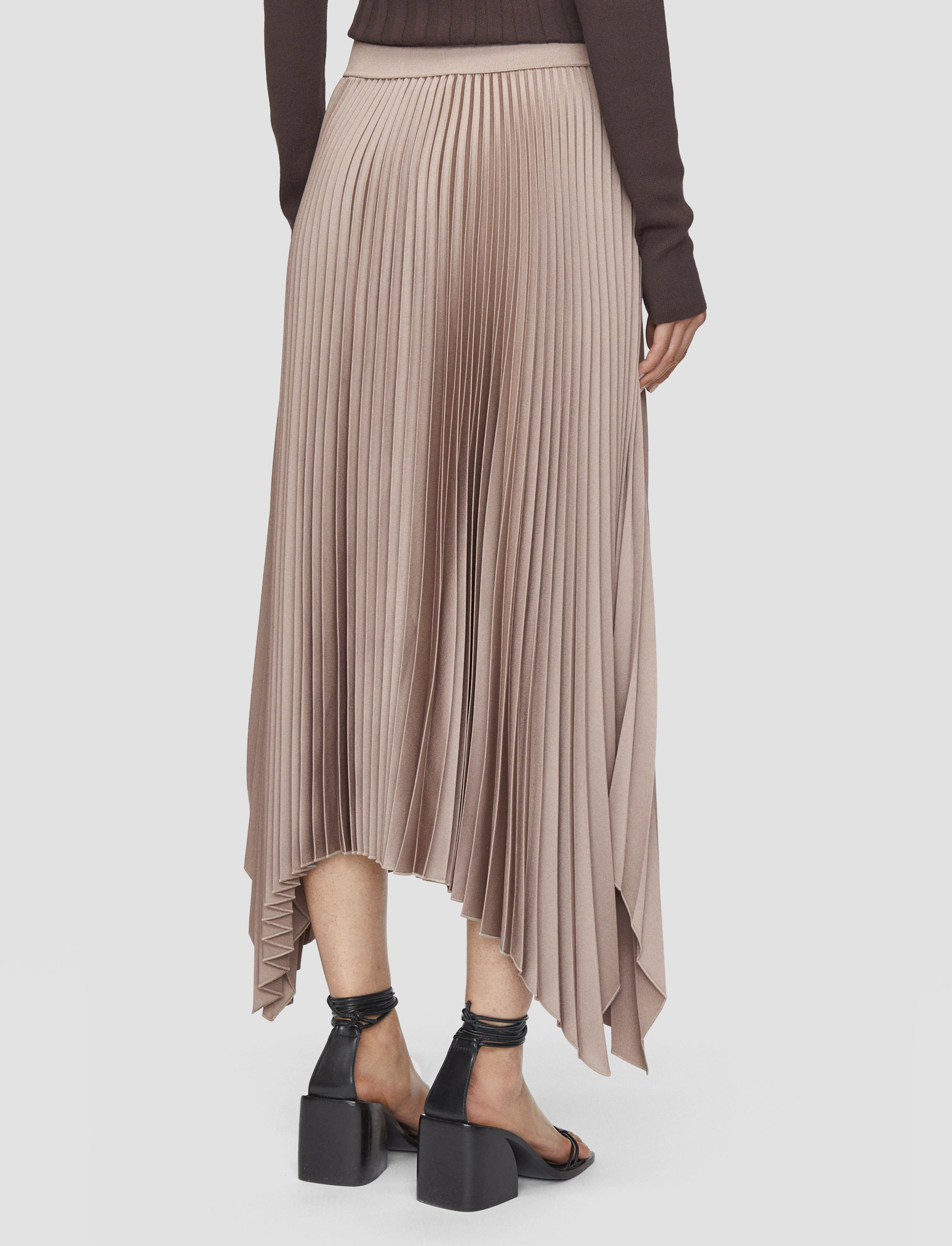 Future Fashion Ade Knit Weave Pliss?? Skirt