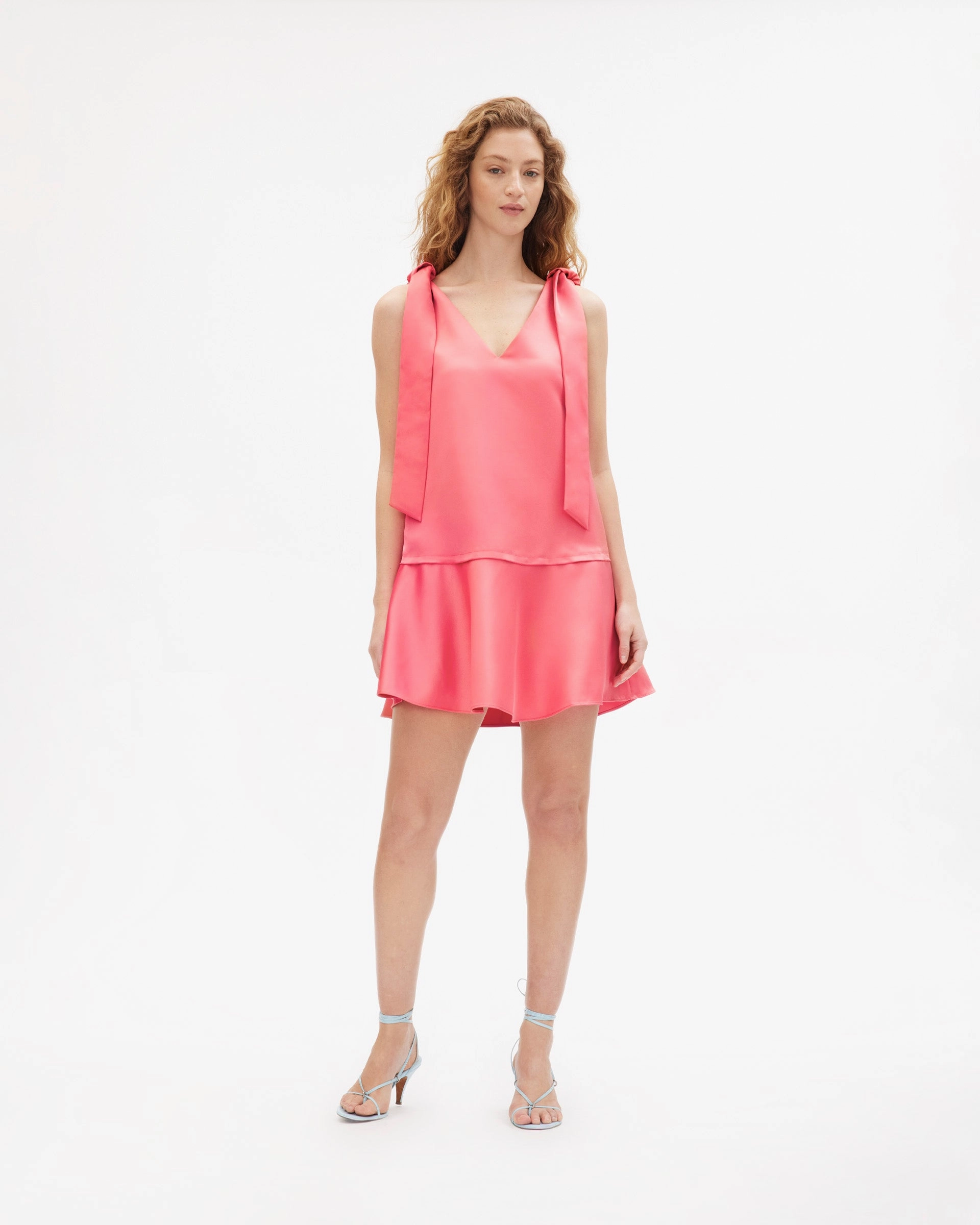 Brooke Dress Bold Color Floating Shape