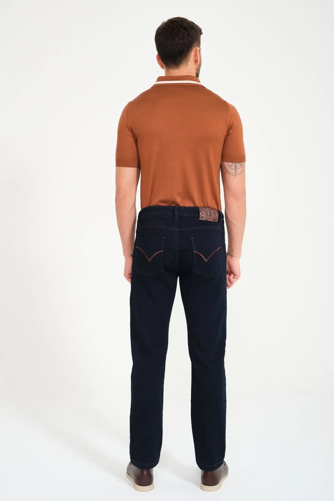 Brown Slim Fit Jeans