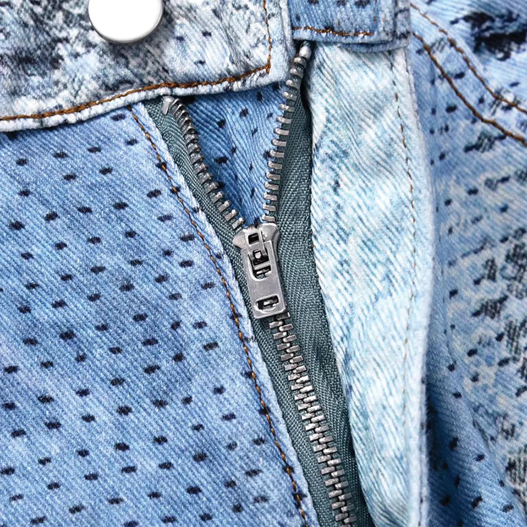 Bruised Patchwork Jeans