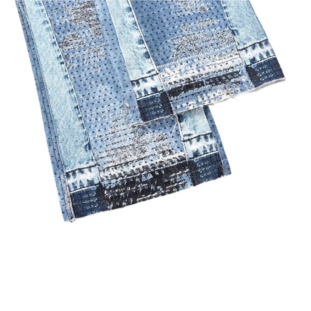 Bruised Patchwork Jeans