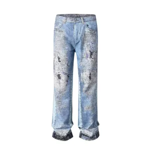 Bruised Patchwork Jeans