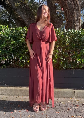 Versatile-Style Sharp Motion SAOIRSE MAXI DRESS