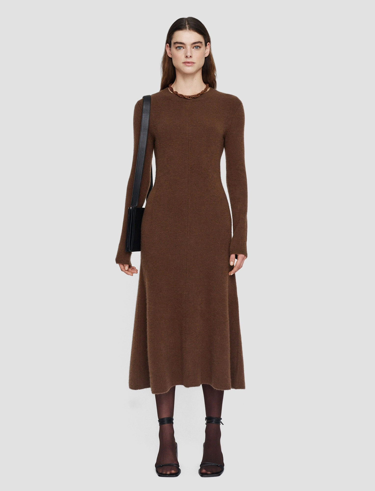Brushed Cashmere Dress Spring Flow