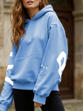 Textured Fabric Finish Comfortable Design Fashionable thickened loose hooded sweatshirt