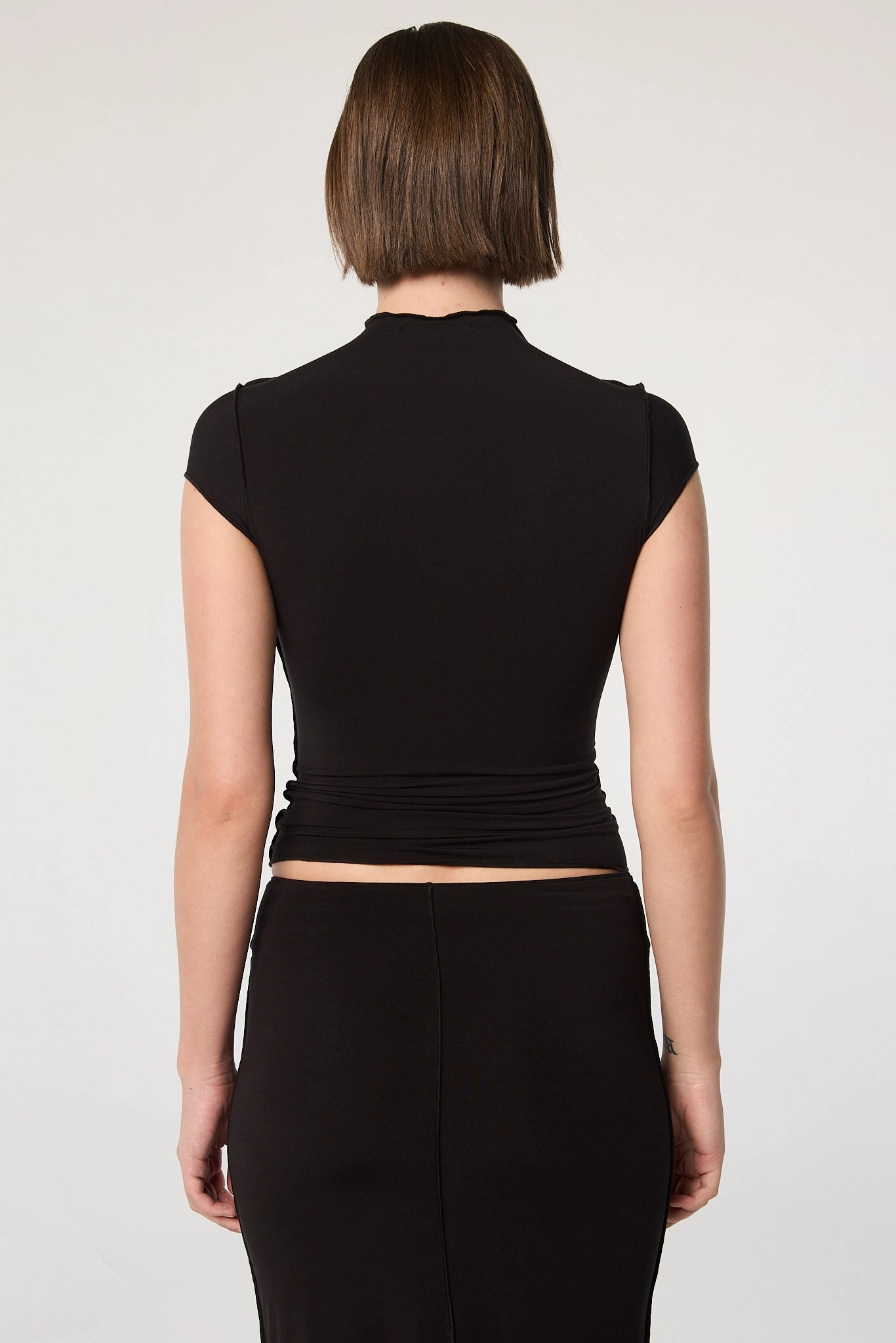 TurtleneckDesign Non Slip Shoulder Seams REESE MOCK NECK TOP