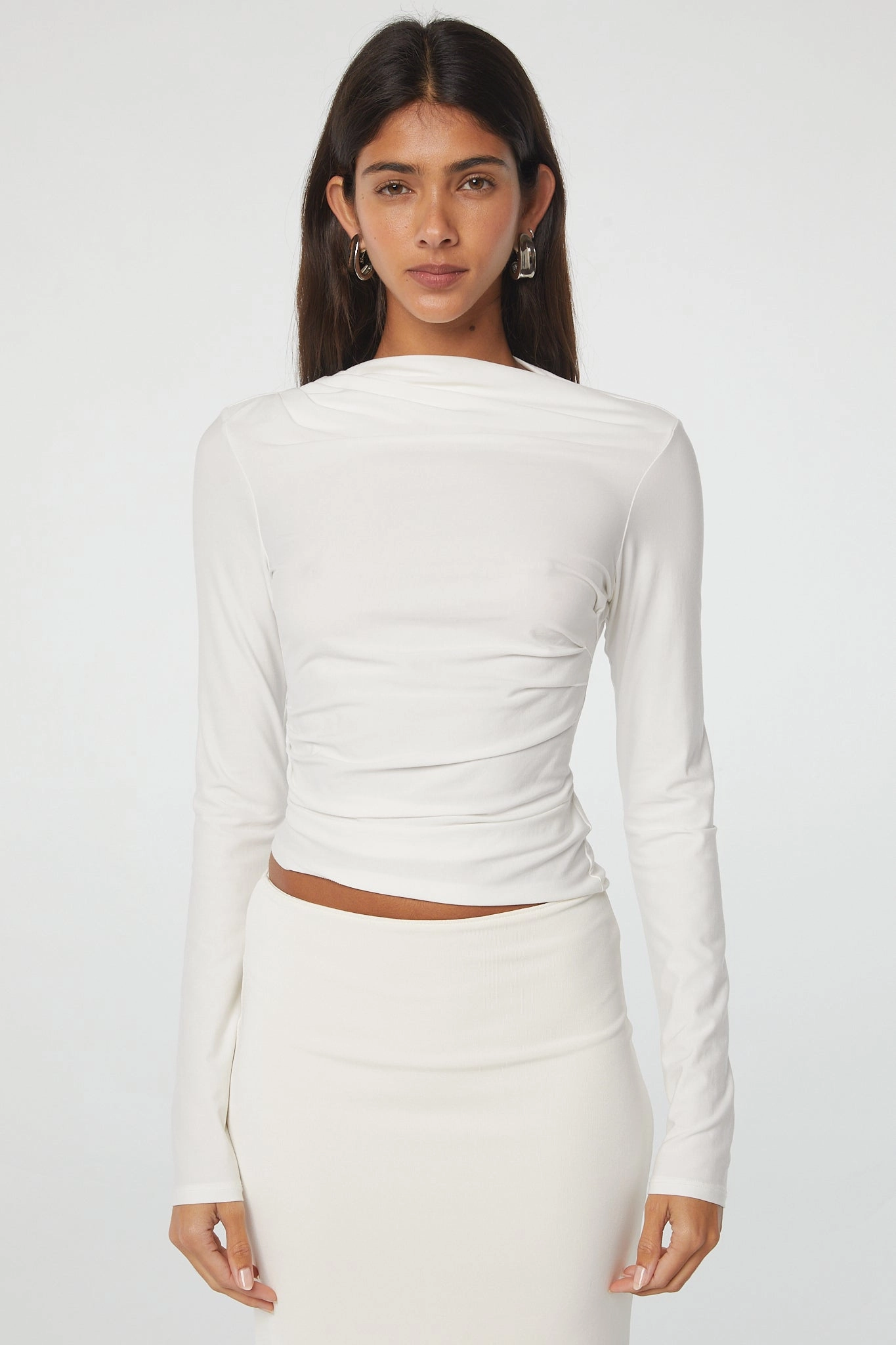Seamless Knit Design Adaptive Temperature Control SELMA LONG SLEEVE TOP