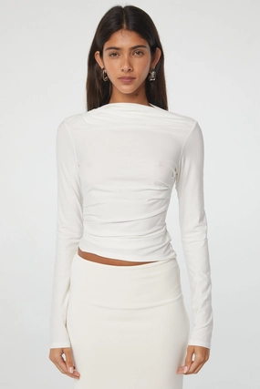 Seamless Knit Design Adaptive Temperature Control SELMA LONG SLEEVE TOP