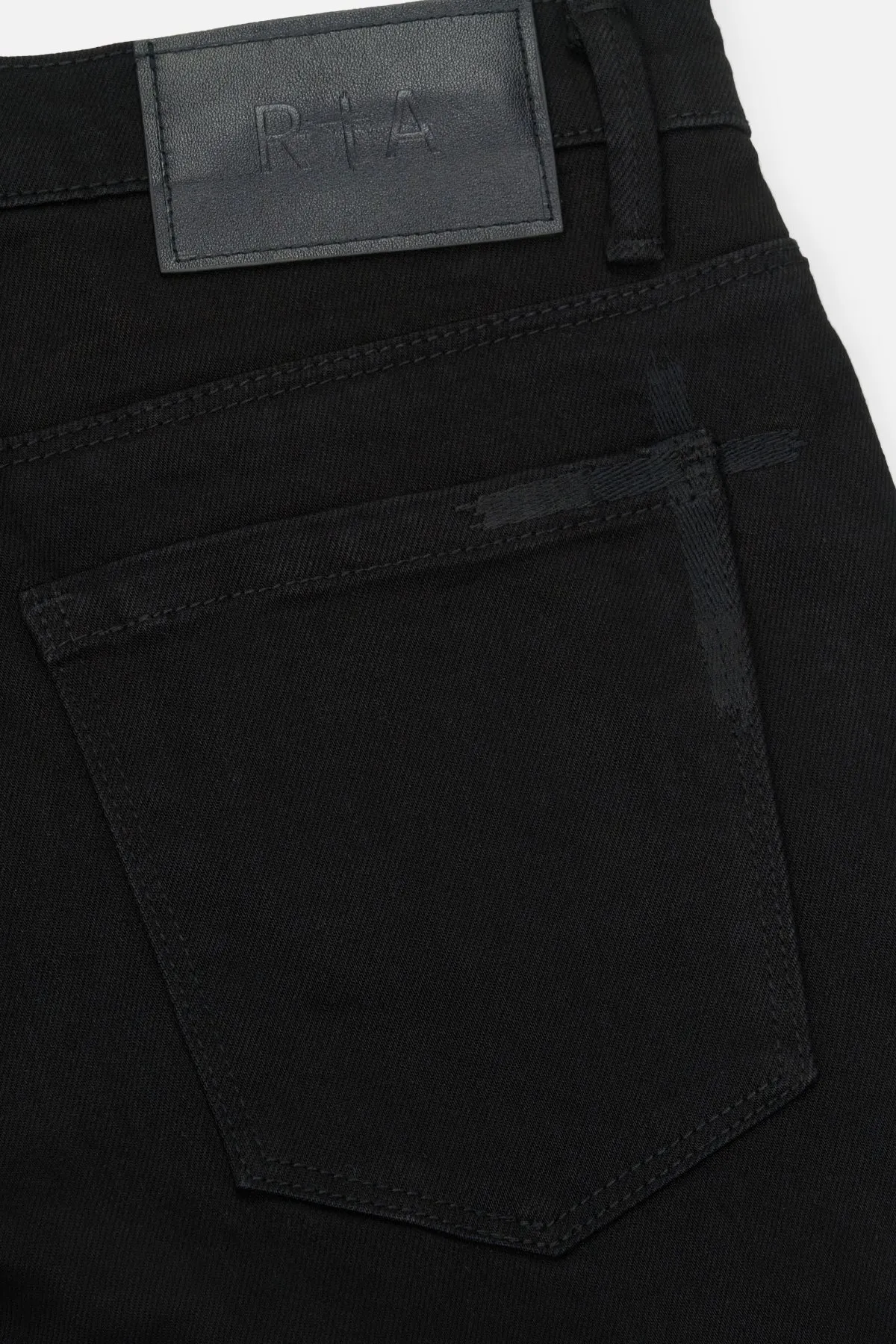 BRYANT SKINNY JEAN | BLACK CROSS PATCHES