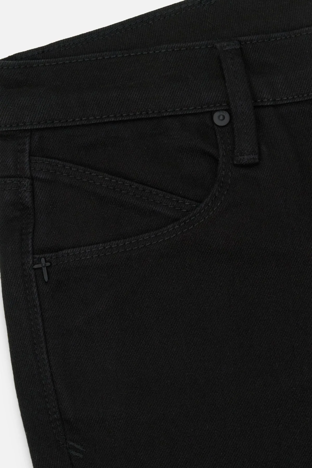 BRYANT SKINNY JEAN | BLACK CROSS PATCHES