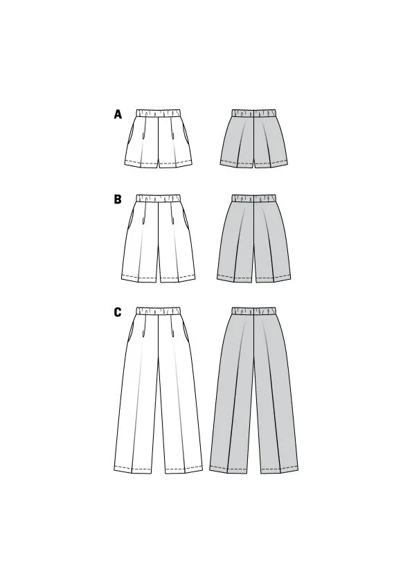 Burda Style Pattern 6008 EASY Trousers/Pants