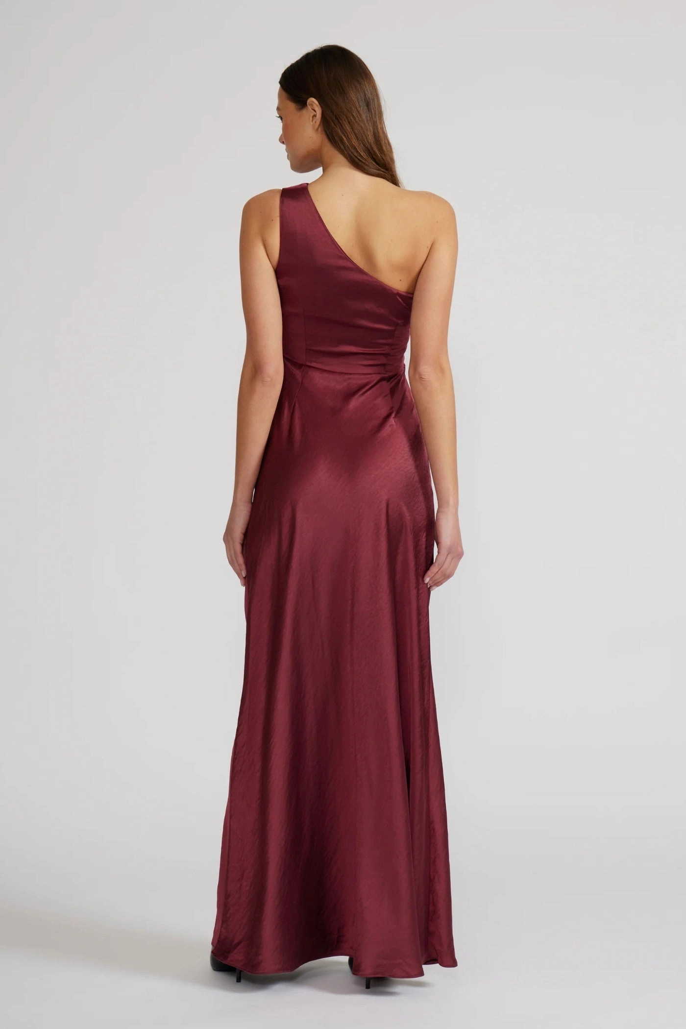 MILENA ONE SHOULDER DRESS Smooth Tone Walk Easy