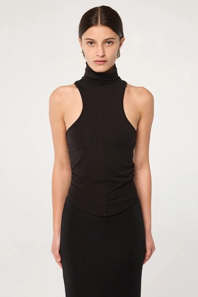 MARTA TANK TOP Casual Tank Mesh Panel Details
