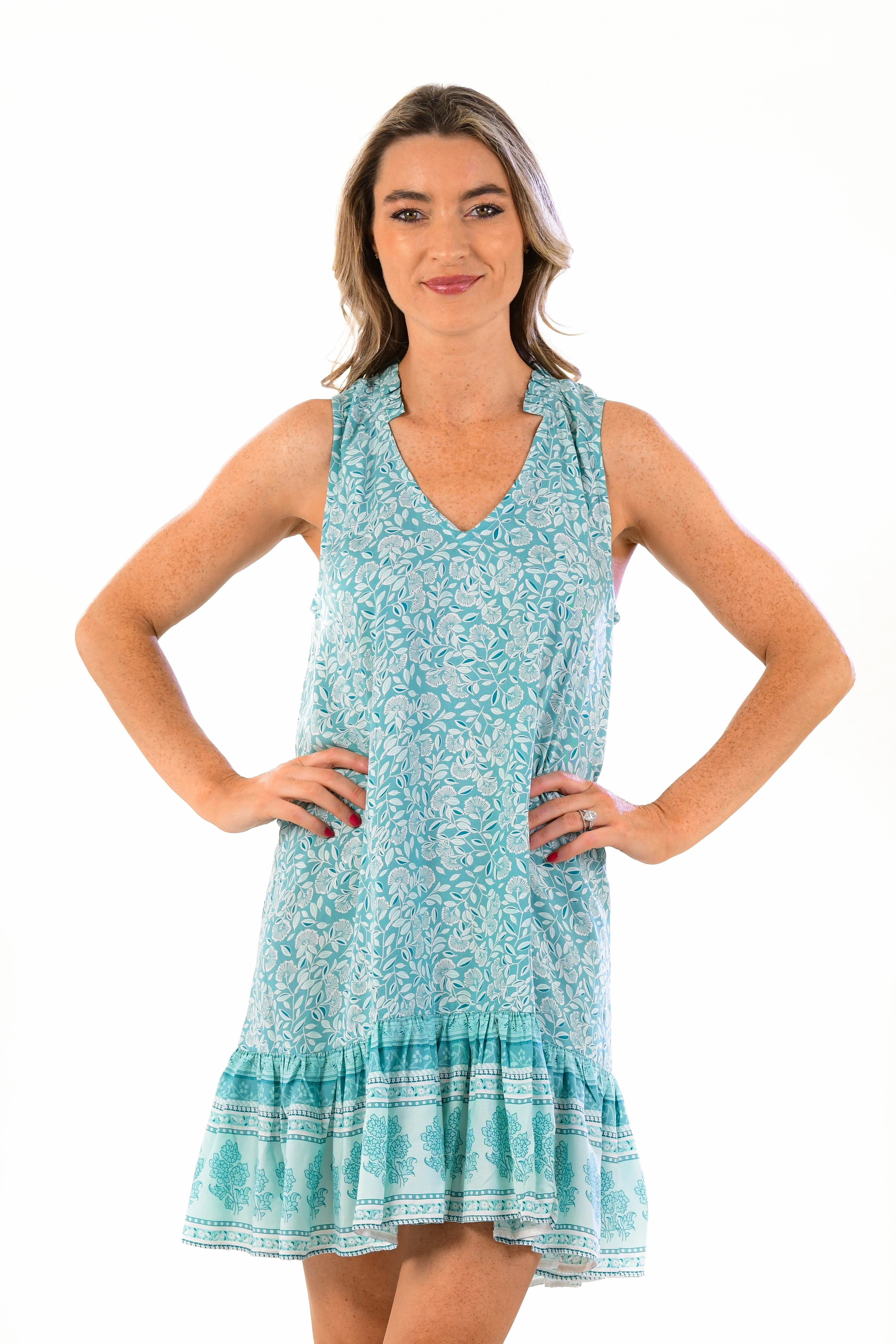 DurableStitching Subtle Motion Callie Dress / Seafoam