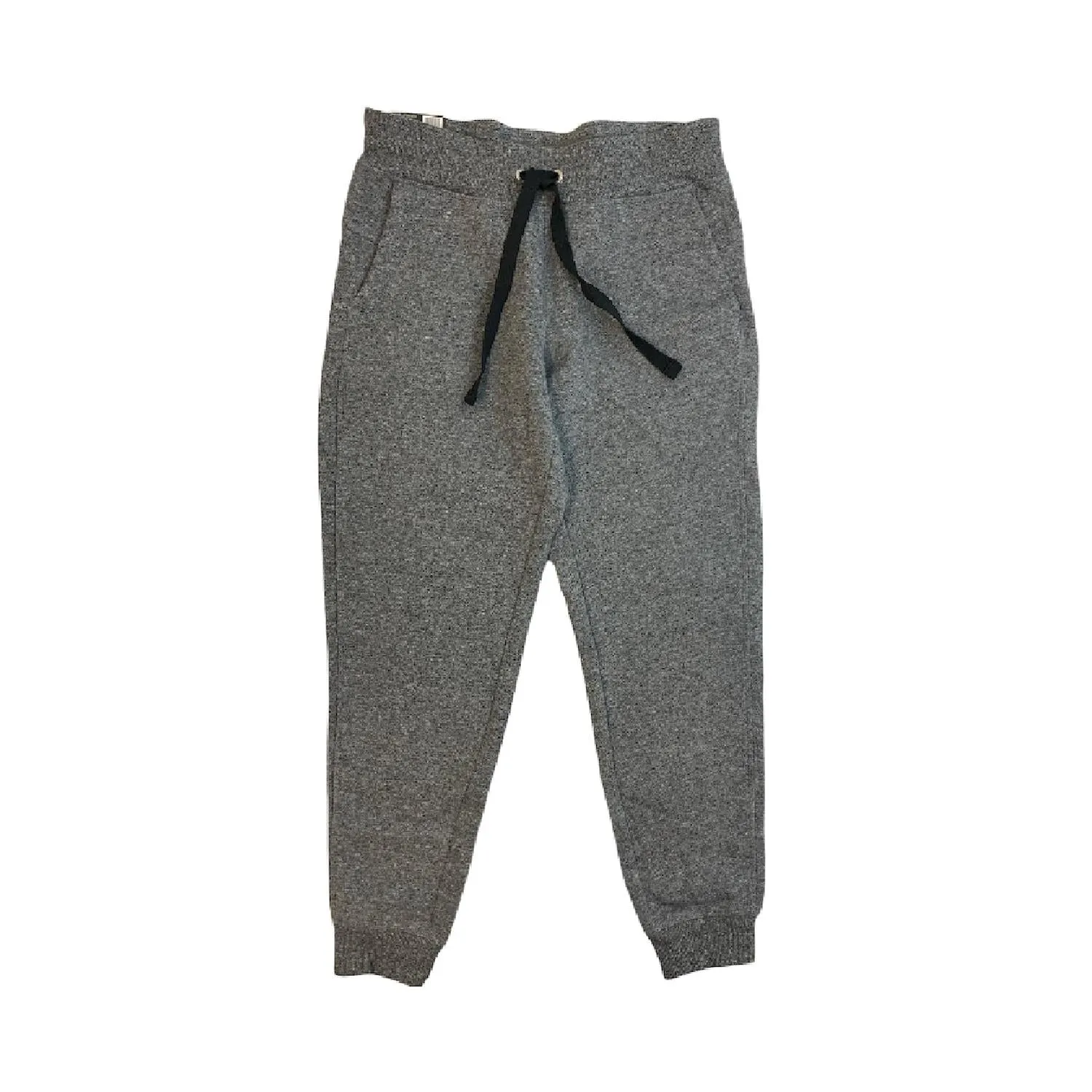 Calvin Klein Women's Logo Fleece Lined Jogger Sweatpants (Charcoal Heather, M)
