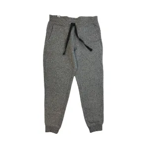 Calvin Klein Women's Logo Fleece Lined Jogger Sweatpants (Charcoal Heather, M)