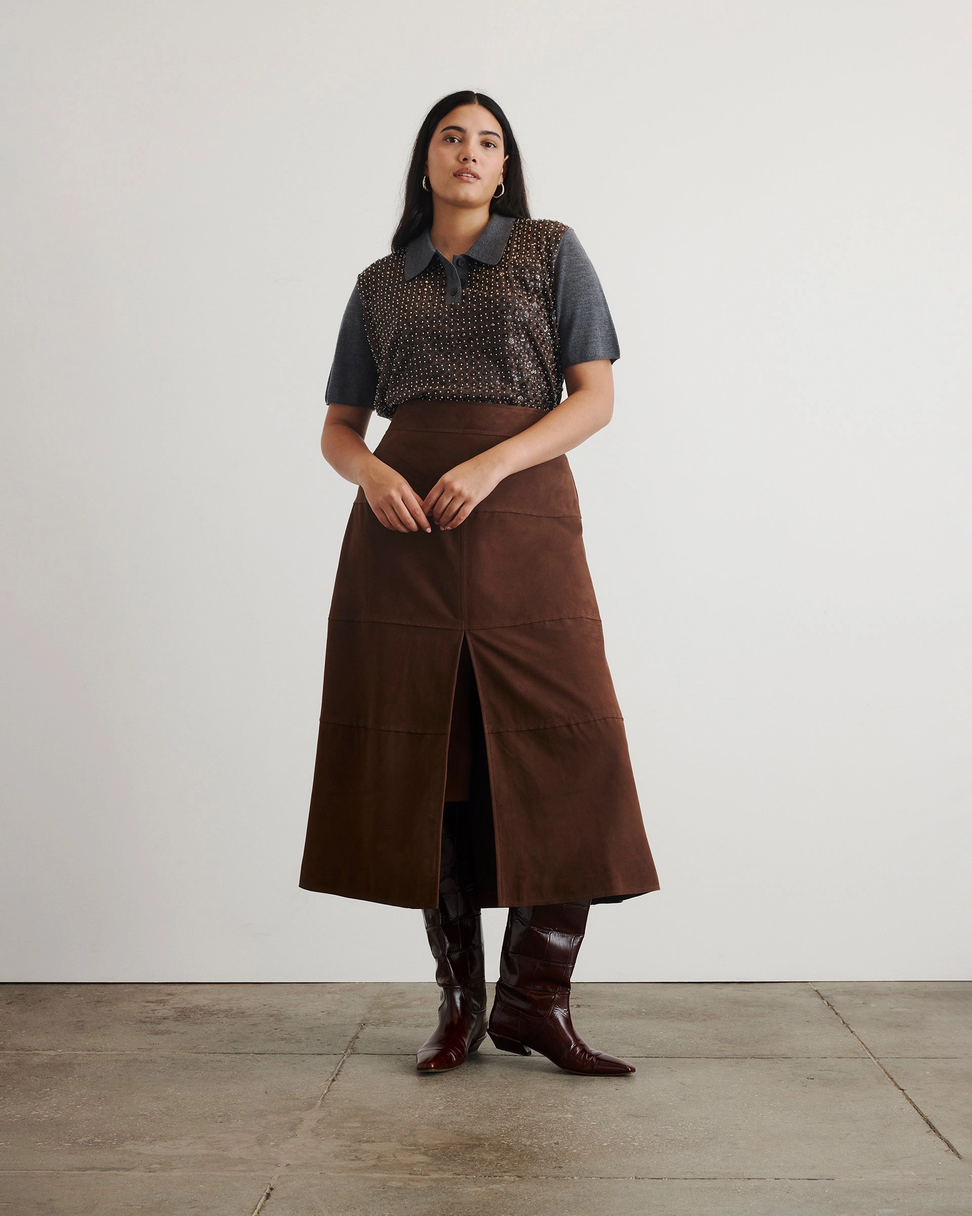 Camilla Knit Top Anti Pill Finish