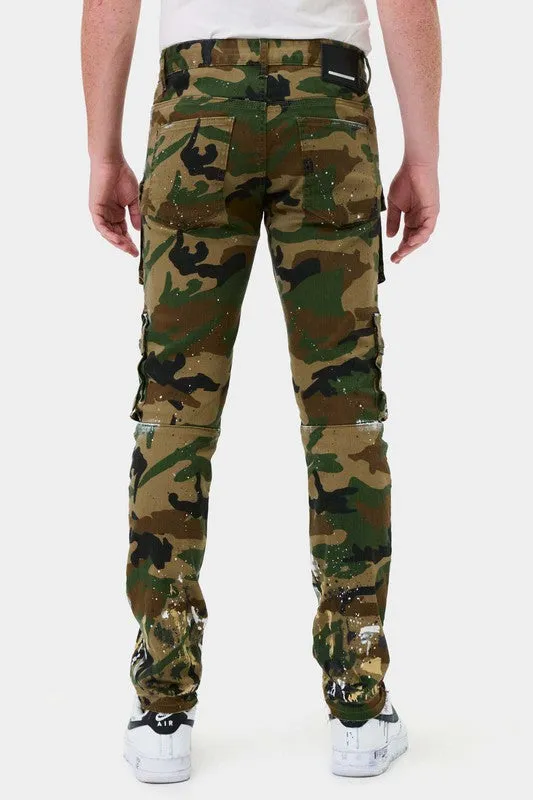 Camouflage Five Pocket Cargo Pants