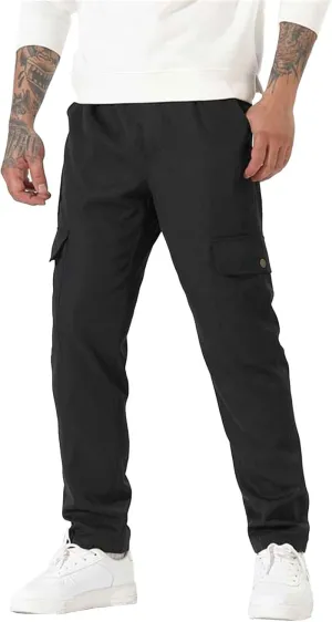 Cargo Jeans for Men Men Cold Weather Clothes Mens Cargo Pants Relaxed Fit Work Pants Painter Pants for Men Mens Fleece Lined Carpenter Pants Relaxed Fit Pants Men