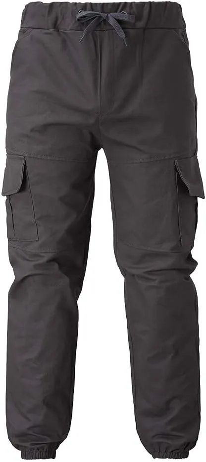 Cargo Pants for Men Big and Tall Men's Joggers with Zipper Pockets Running Athletic Workout Pants Tapered Sweatpants