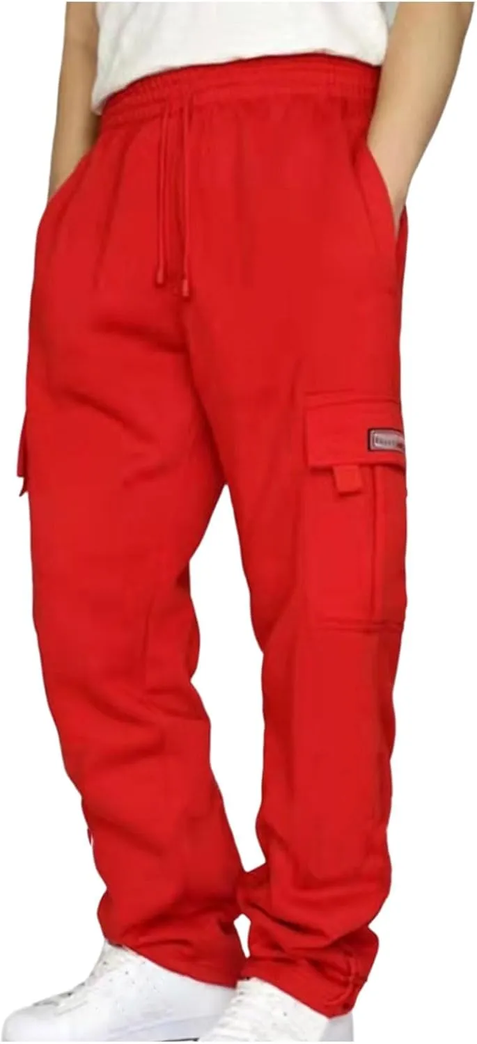 Cargo Pants for Men, Streetwear Hip Hop Pants Cargo Joggers Men Casual Active Sports Sweatpants for Men Women Unisex