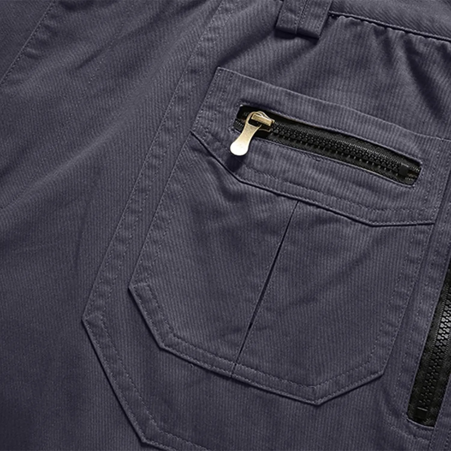 Cargo Pants for Men Stretch Ripstop Straight Leg Work Hiking Pants Utility Outdoor Trousers with Zipper Pockets