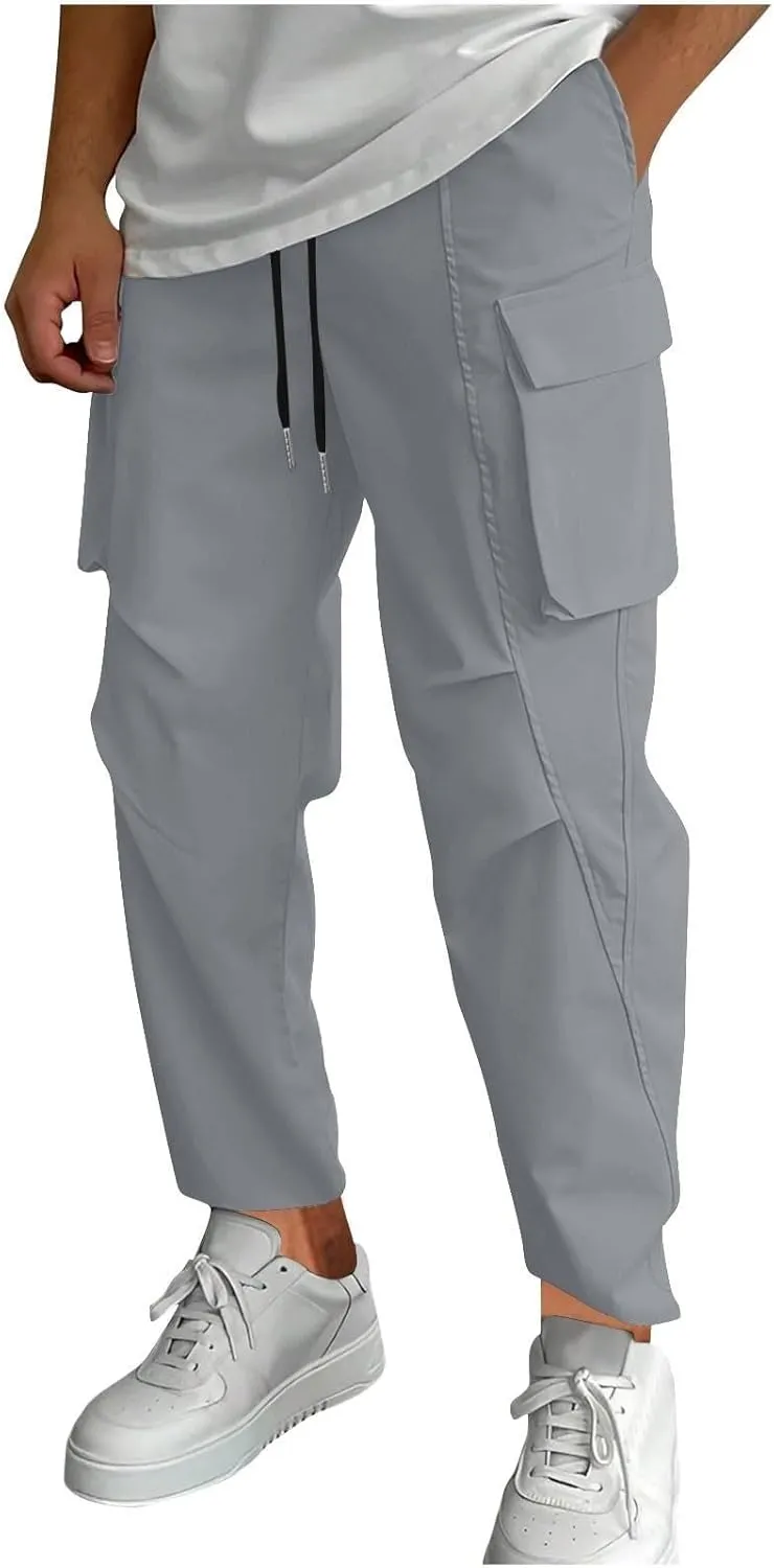 Cargo Pants Men Long Sweatpants Size 28 Mens Shorts Cargo Sweatpants for Baggy Zipper Pockets Relaxed Fit Work Pants for Jeans Big and Tall Jeans Relaxed Fit