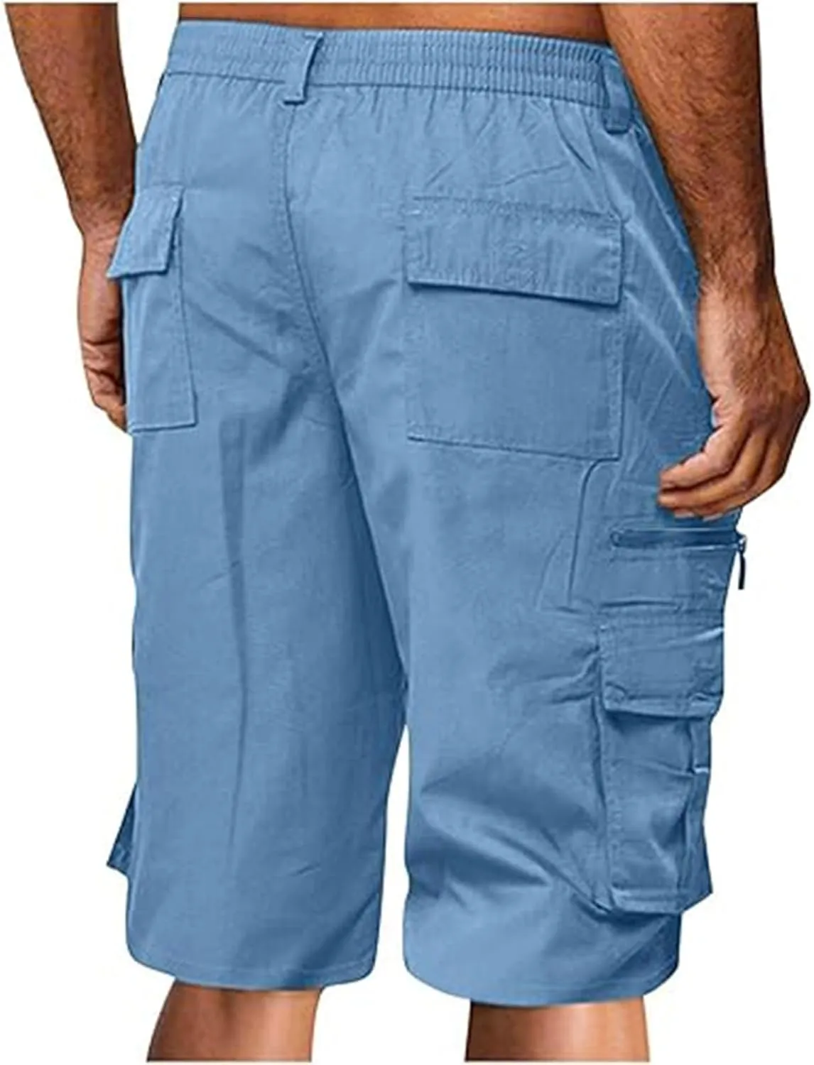 Cargo Shorts for Men Casual Bermuda Shorts Loose Hiking Shorts Outdoor Beach Running Athletic Shorts