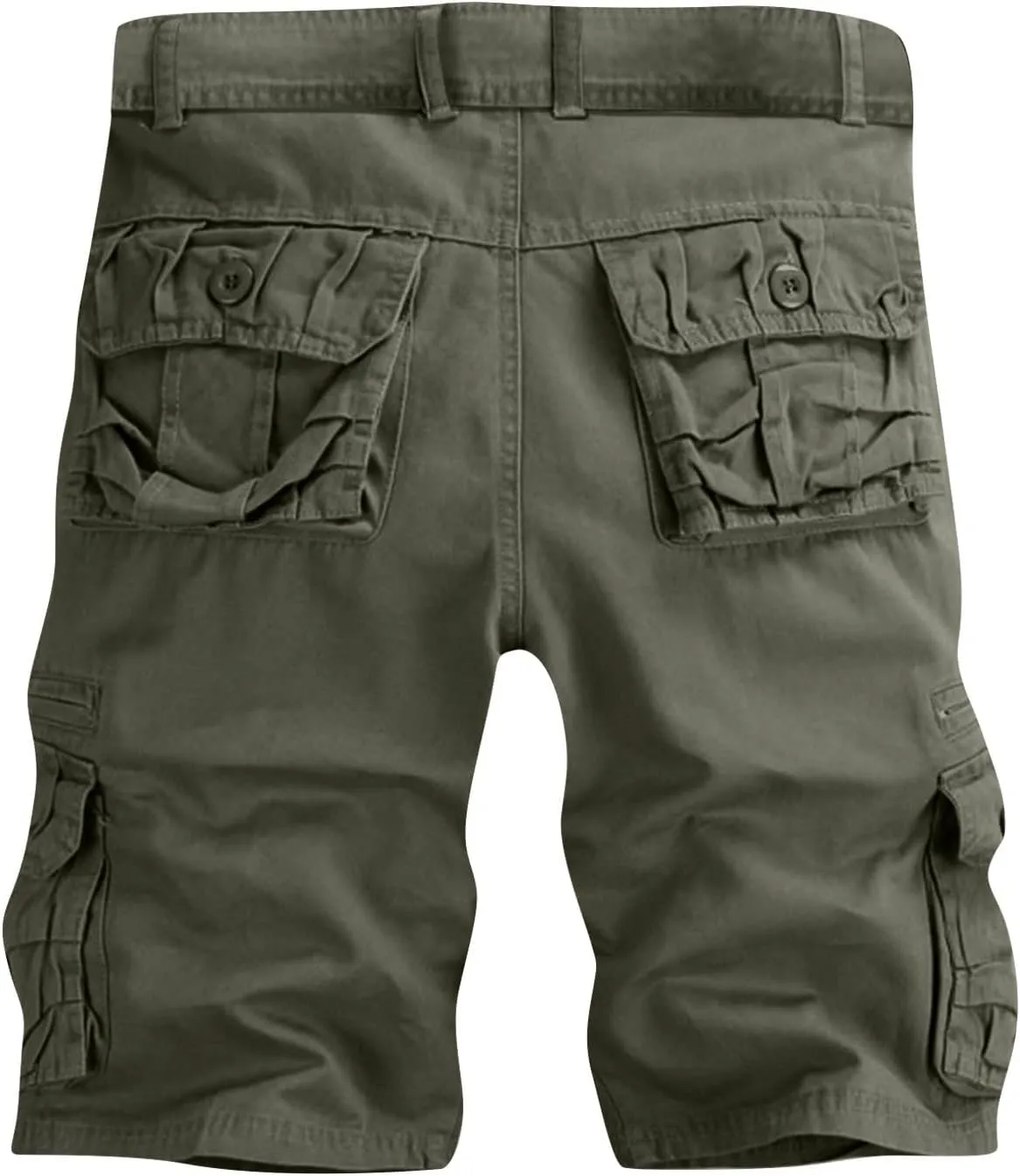 Cargo Shorts for Men Cotton Shorts Casual Shorts with Zipper Pockets Outdoor Shorts Loose Fit Workout Shorts