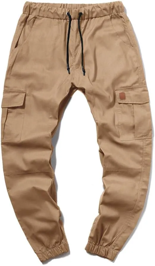 Cargo Sweatpants for Men Big and Tall Fit Cargo Pants for Men Stretch Men's Slim Fit Fleece Pants Winter Big and Tall