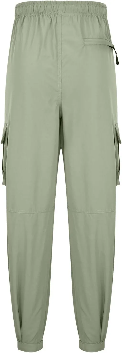 Cargo Sweatpants for Men Casual Fitness Drawstring Cargo Pants Workout Joggers Trousers Outdoor with Mutil Pockets