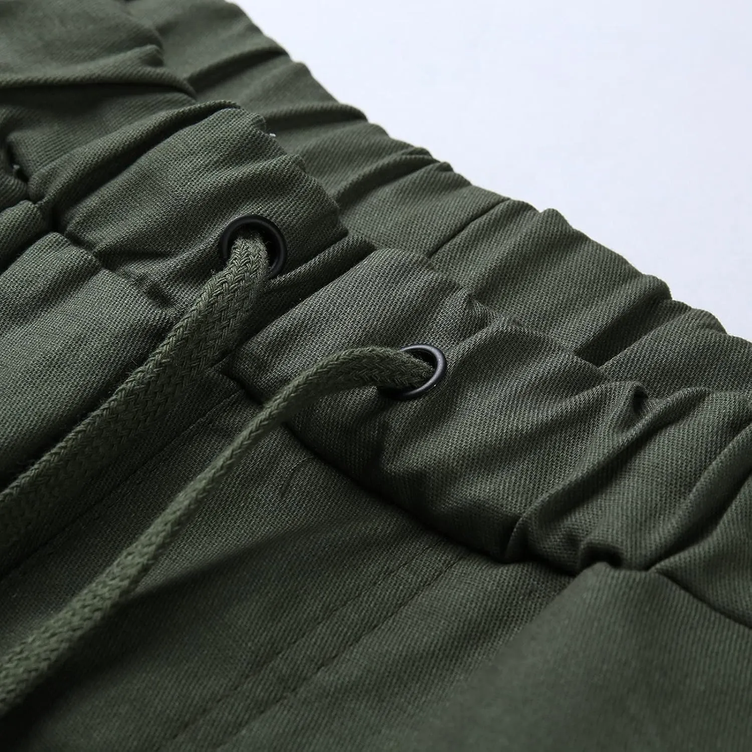 Cargo Trousers for Men Golf Track Pant 2023 Men's Heavyweight Cargo Fleece Sweatpants Stretch Elastic Waist Jogger