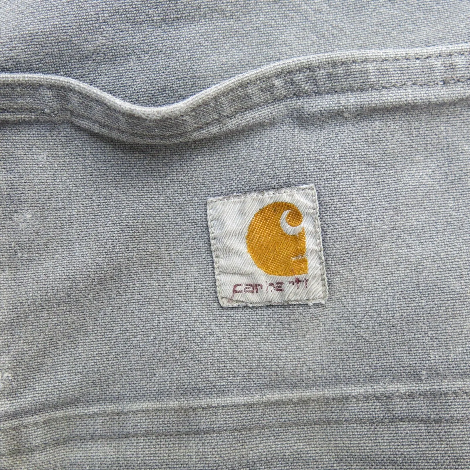 Carhartt Jeans Mens W38XL32 Gray Relaxed Fit Denim Straight Leg Outdoors