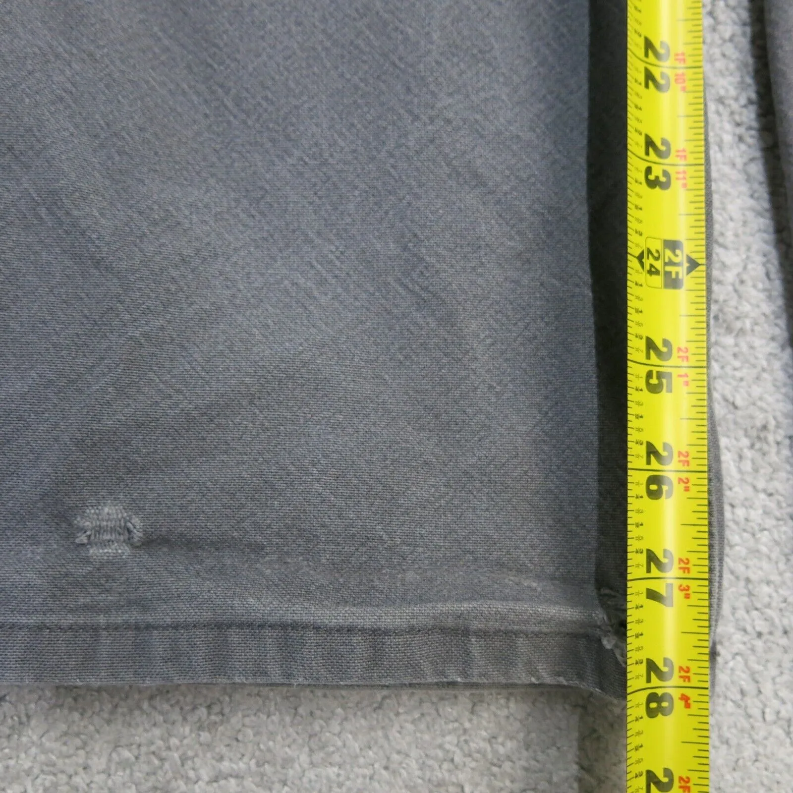 Carhartt Jeans Mens W38XL32 Gray Relaxed Fit Denim Straight Leg Outdoors