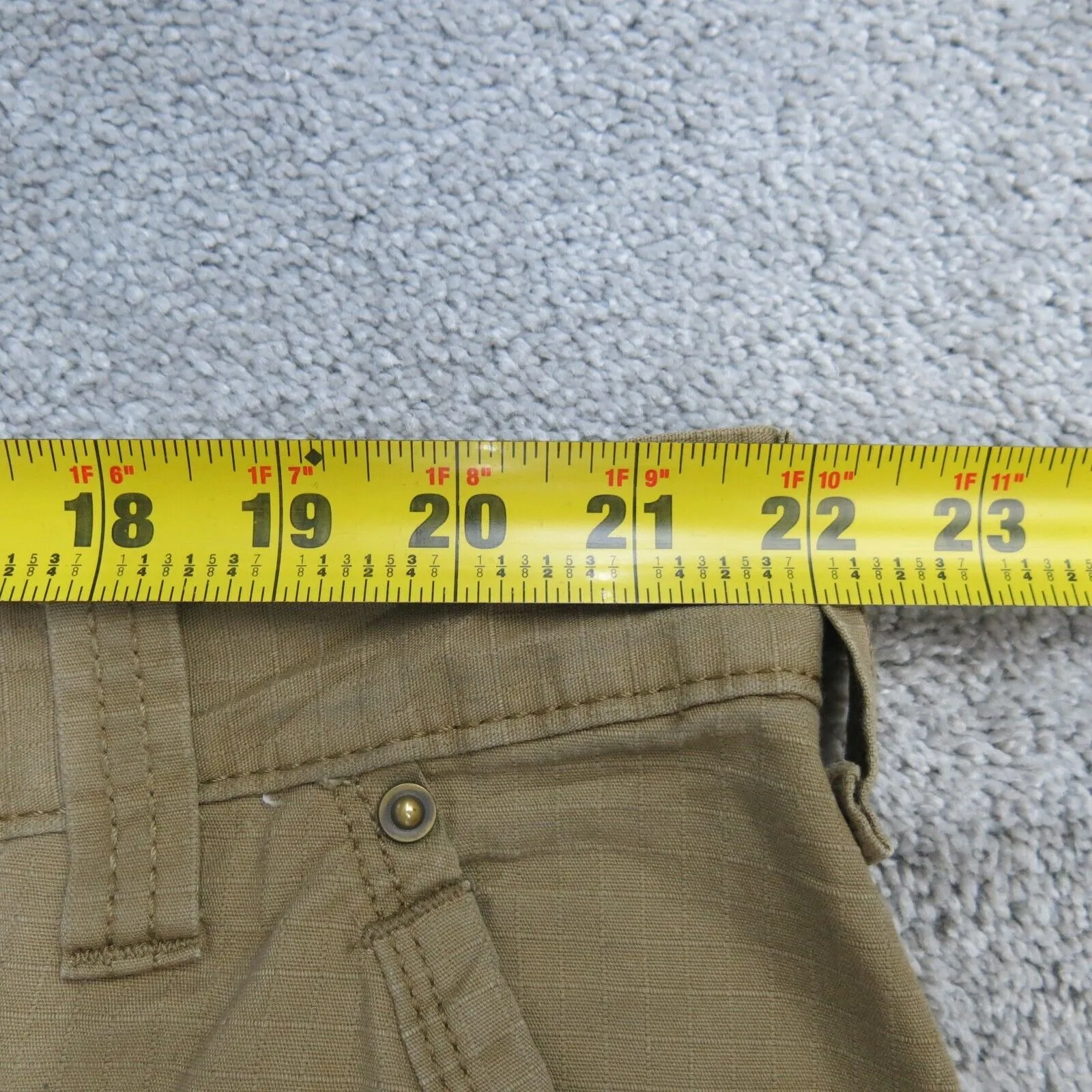 Carhartt Shorts Men 44 Khaki Relaxed Fit Chino Work Wear Outdoors Pocket Cotton
