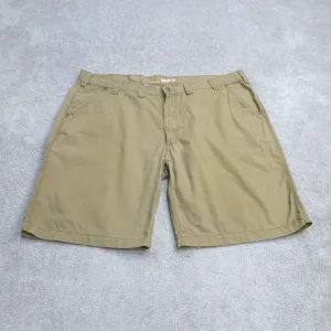 Carhartt Shorts Men 44 Khaki Relaxed Fit Chino Work Wear Outdoors Pocket Cotton