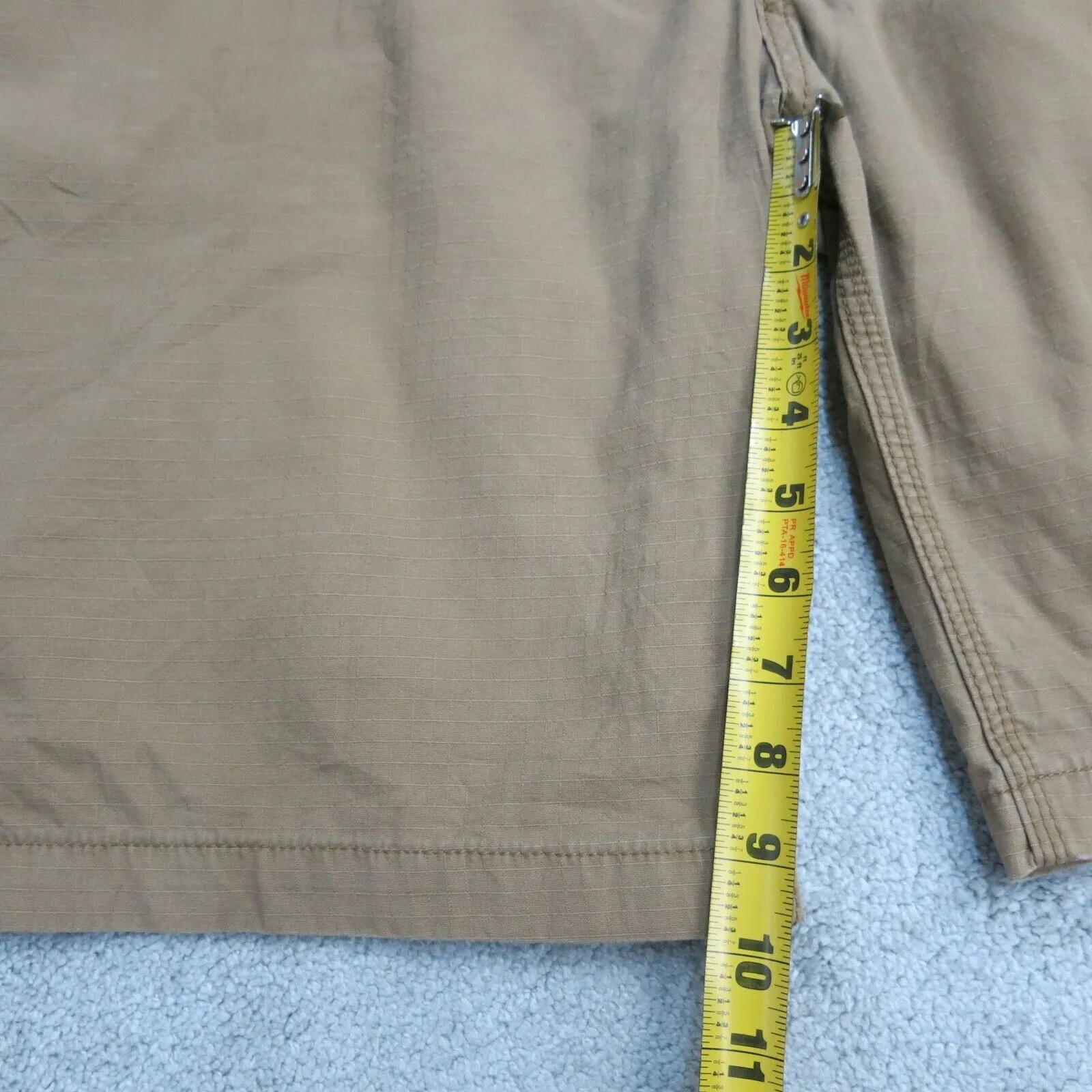 Carhartt Shorts Men 44 Khaki Relaxed Fit Chino Work Wear Outdoors Pocket Cotton