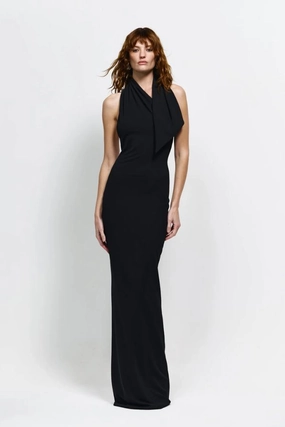 Carlson Gown Black Mermaid-Hem All Look