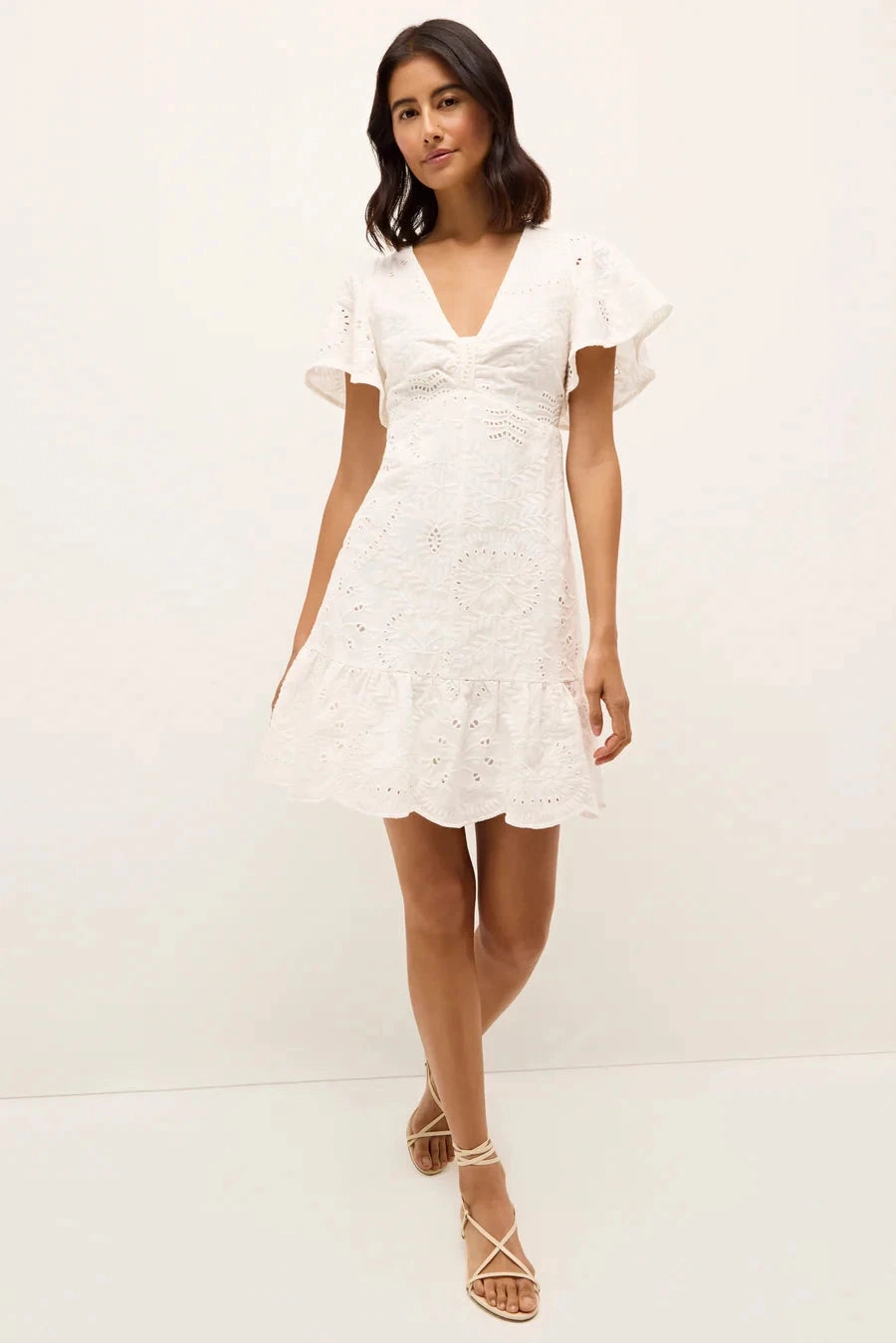 Petal Zone Trendy Fit Carmina Dress Oyster