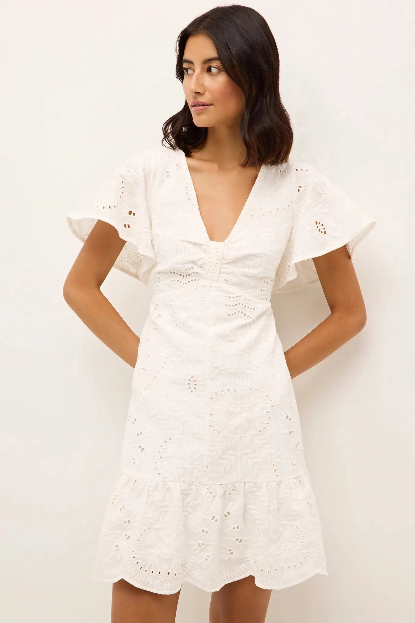 Simple formal dress Cool Fabric Carmina Dress Oyster